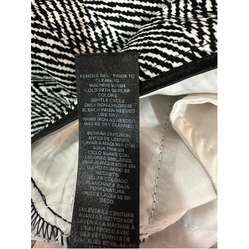 White House Black Market Wide Leg Herringbone Trousers Pants Women 12R - Picture 12 of 12